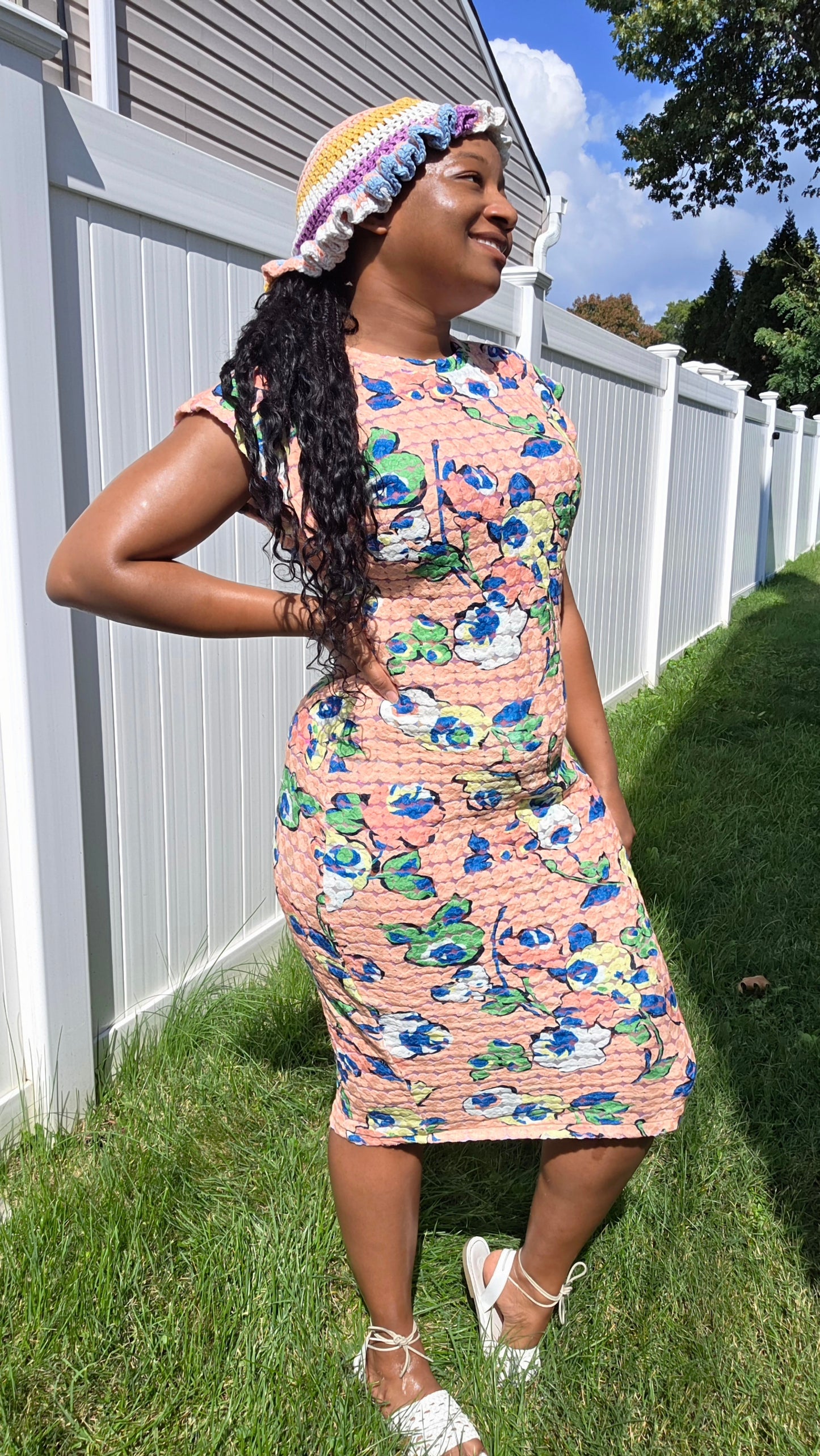 Floral Painting Dress
