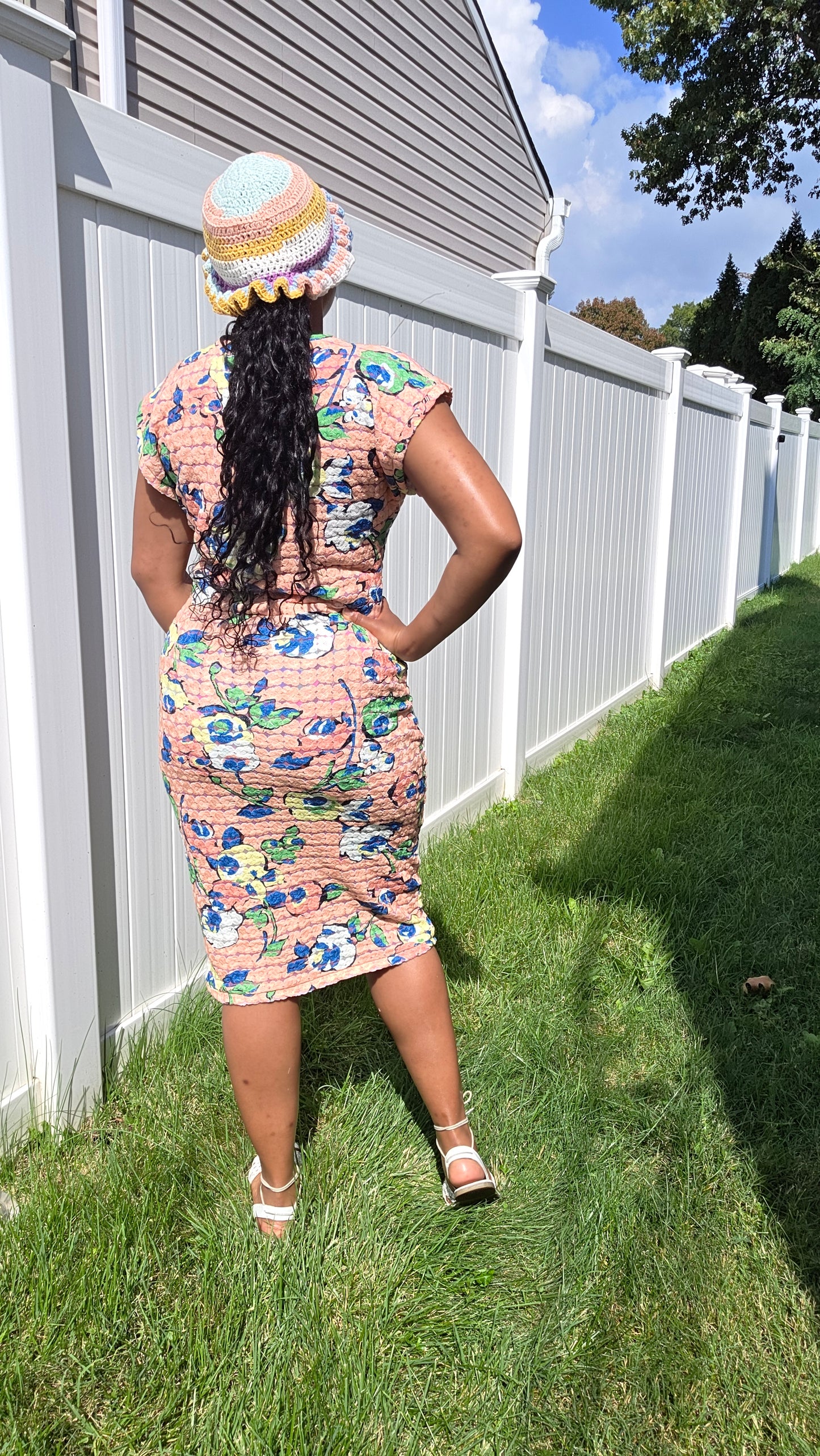 Floral Painting Dress