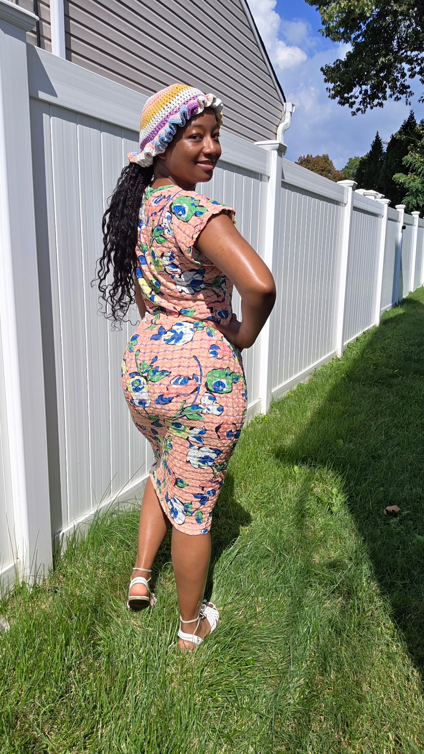 Floral Painting Dress