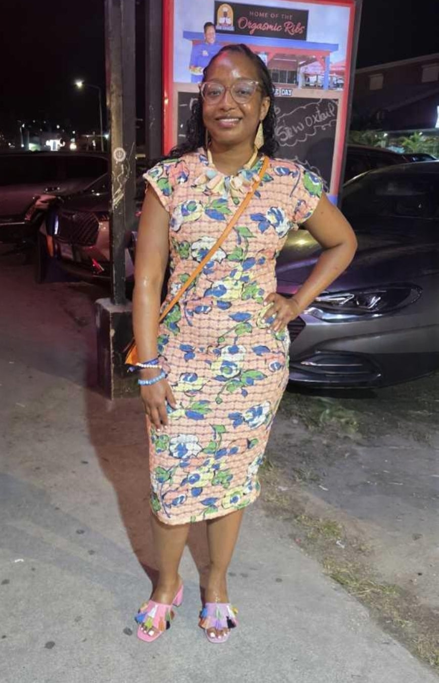 Floral Painting Dress