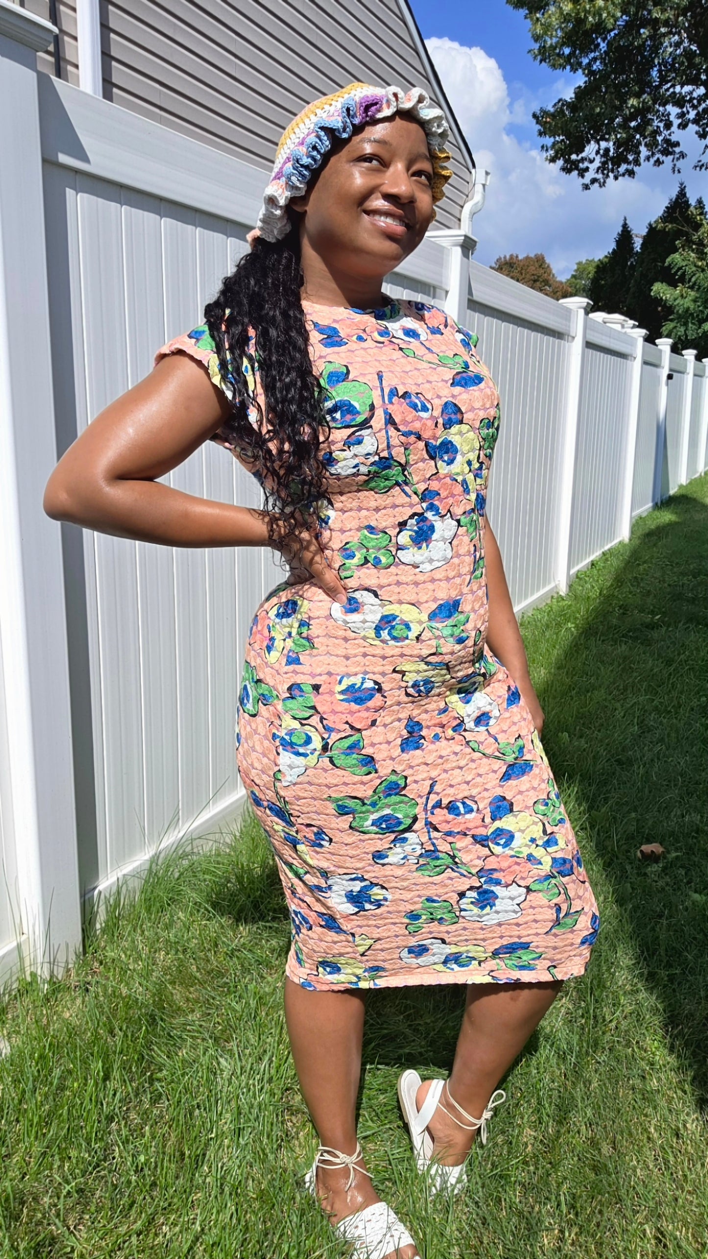 Floral Painting Dress