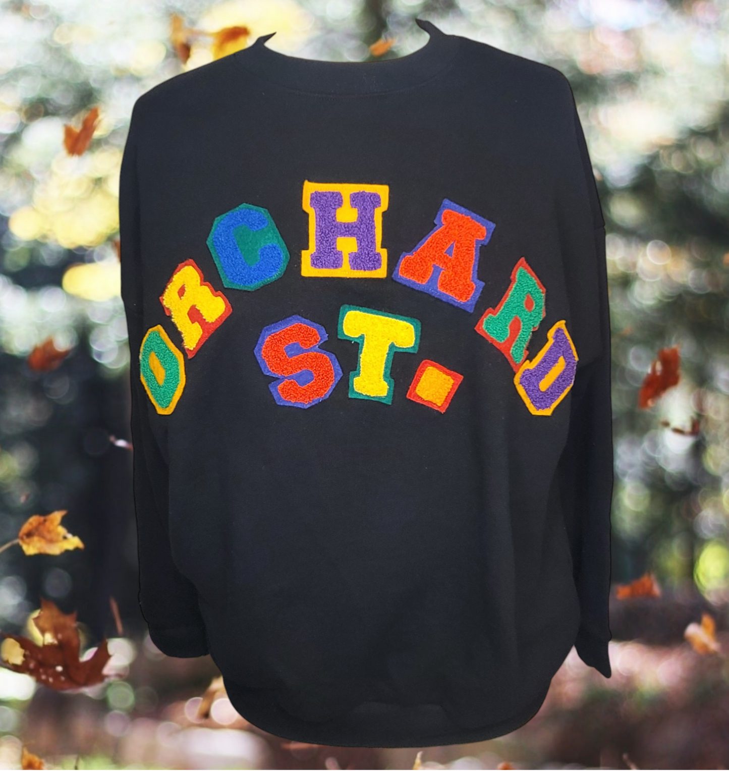 Customize A Sweatshirt with Varsity Letter Patches