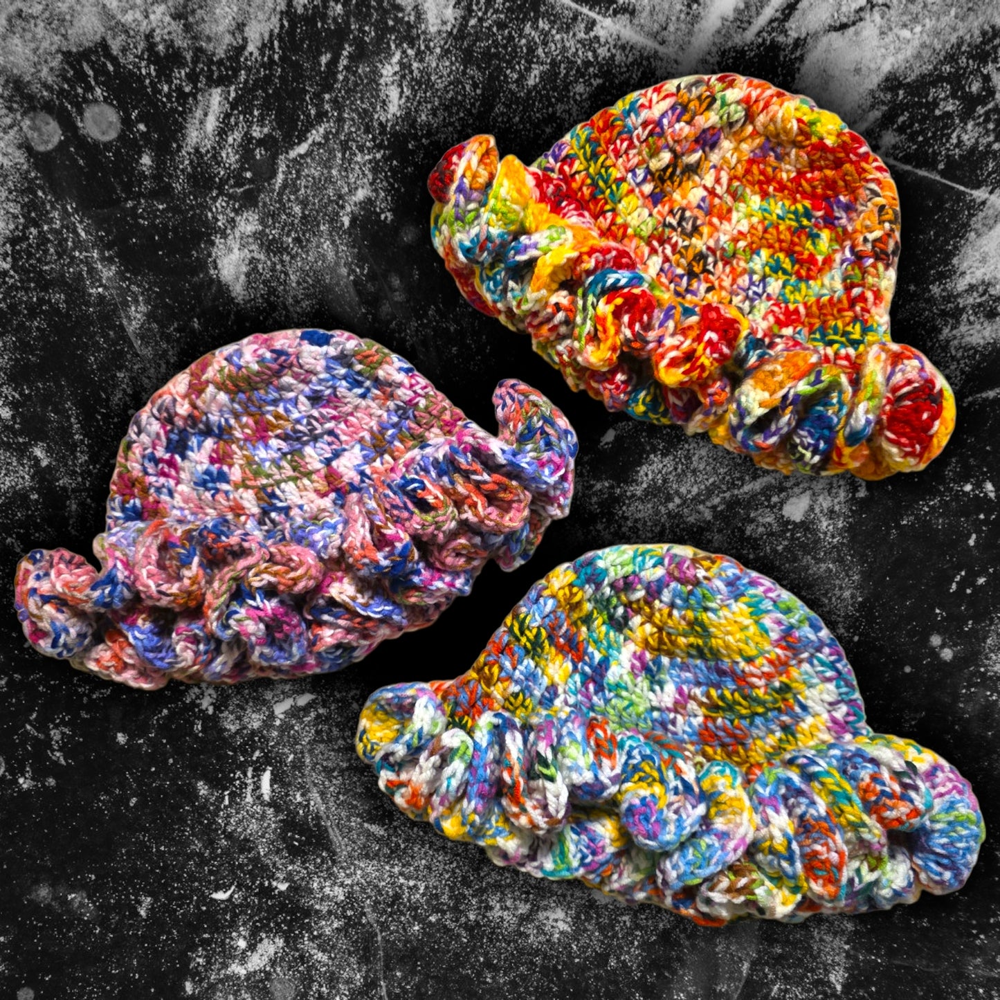 Confetti Ruffle Bucket Hats