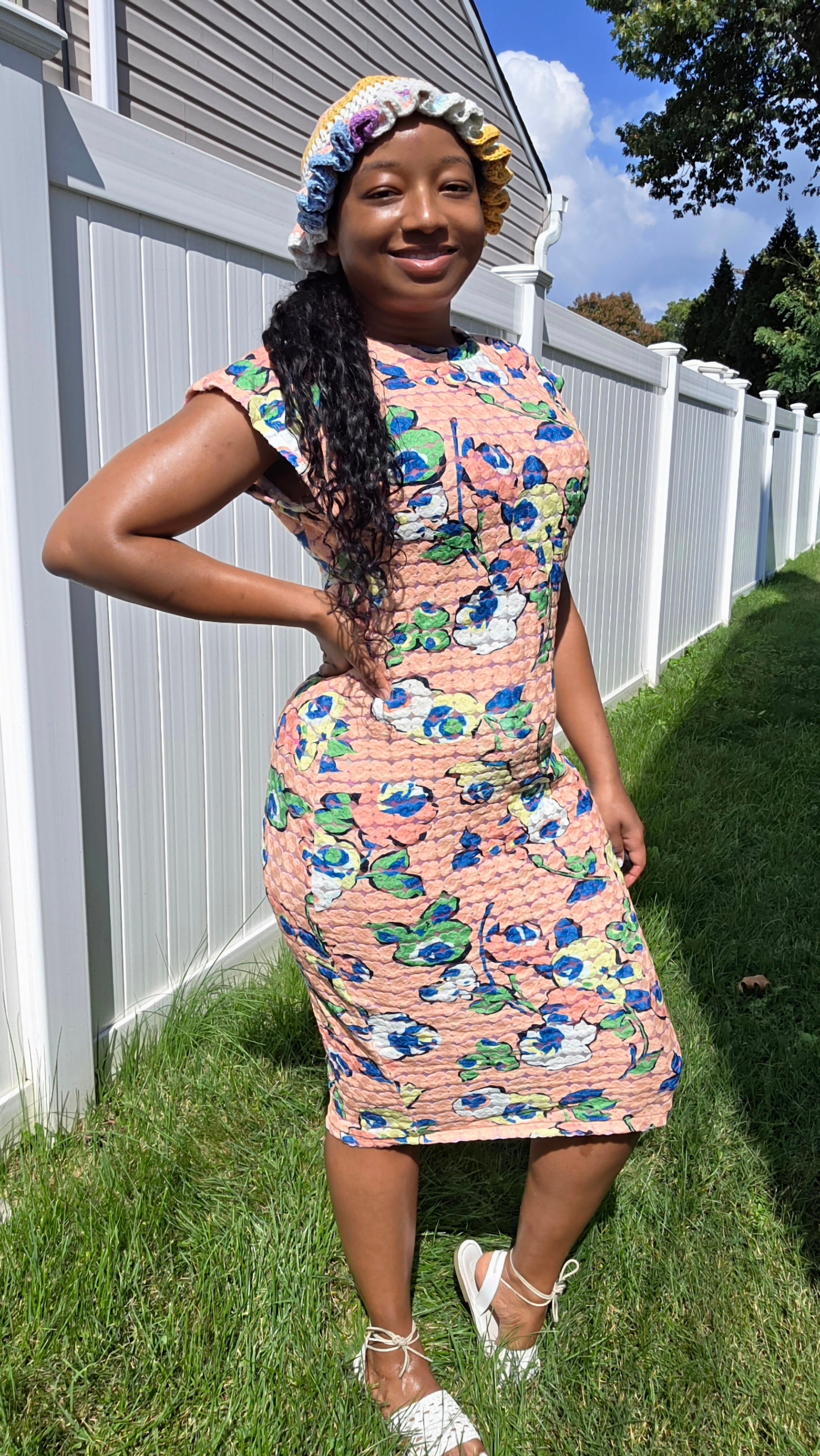Floral Painting Dress – Michelle Andrea, LLC