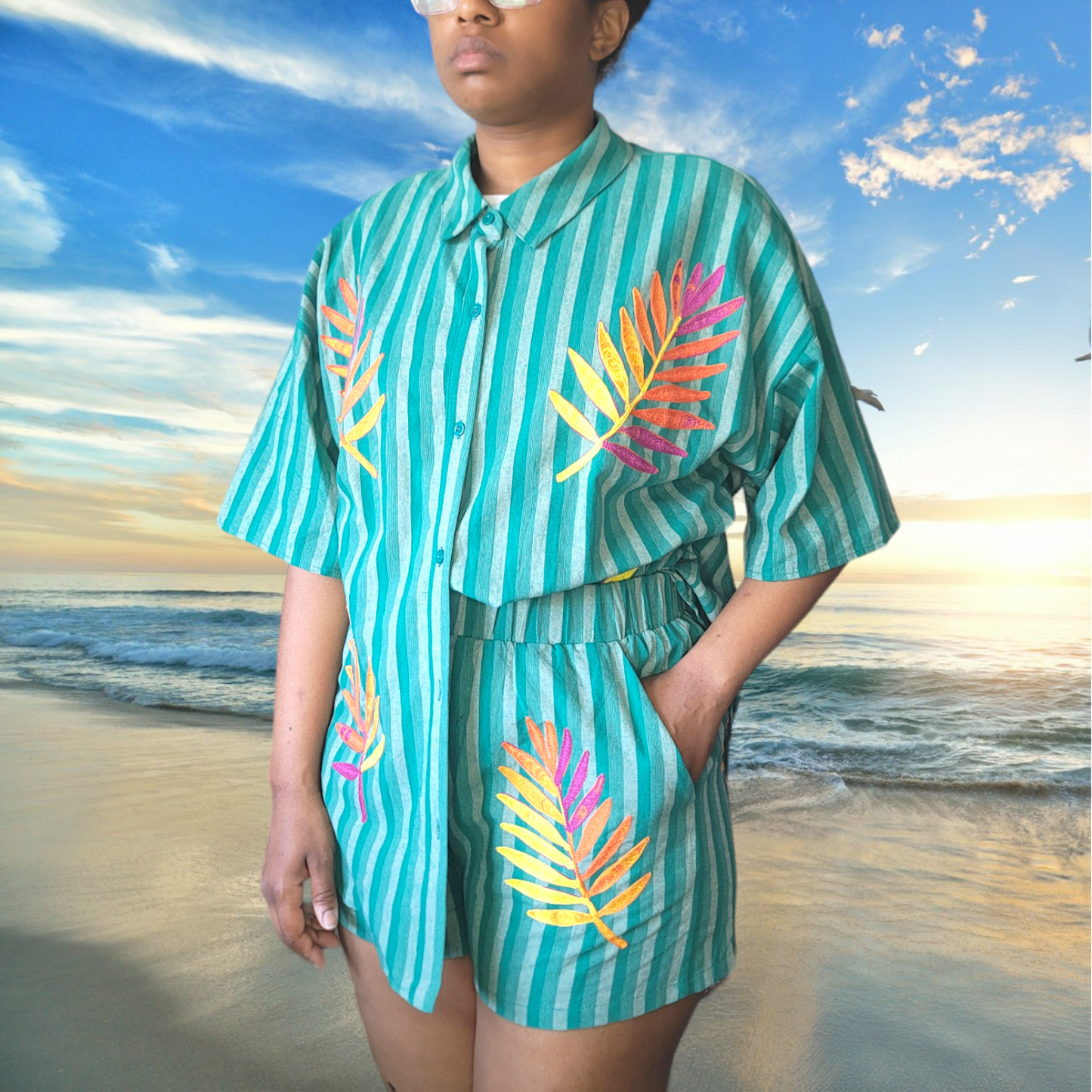 Birds of Paradise Short Set