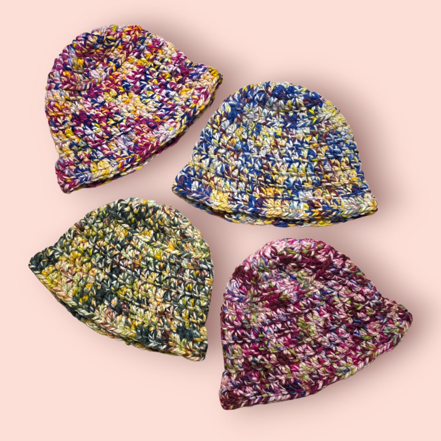 Chunky Crochet Bucket Hats