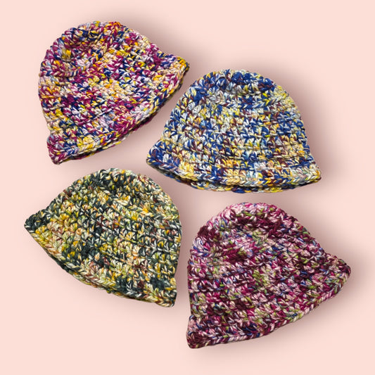 Chunky Crochet Bucket Hats