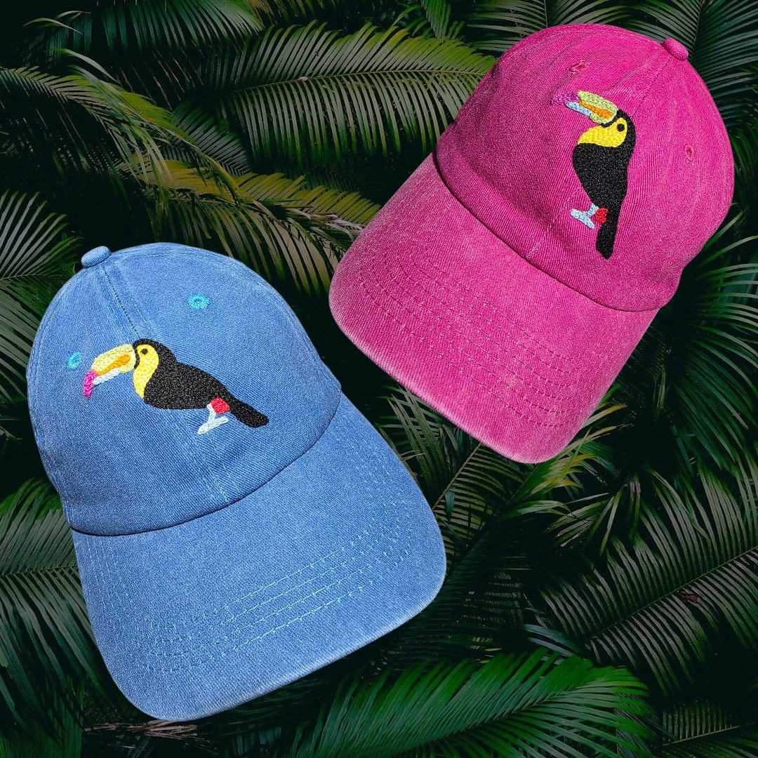 Rainbow Toucan Caps