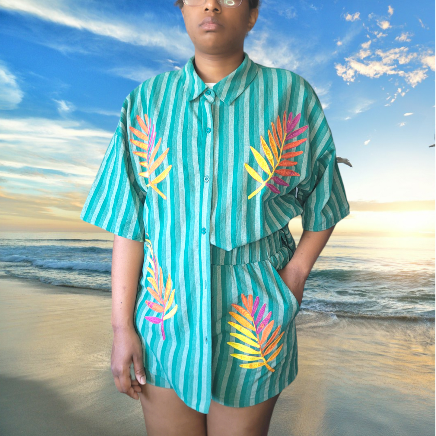 Birds of Paradise Short Set